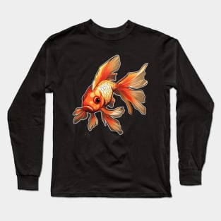 Goldfish Lovers Cute Goldfish Long Sleeve T-Shirt